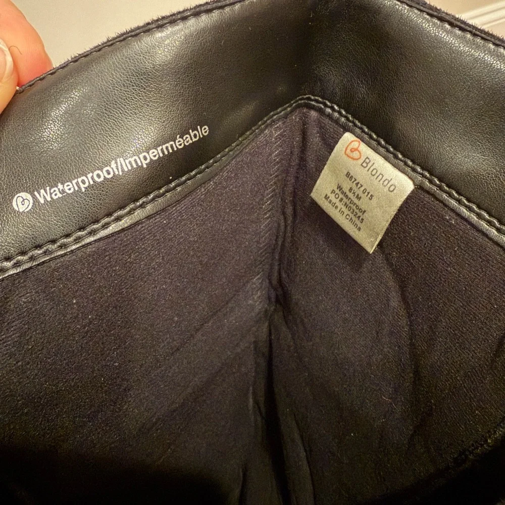 Blondo USA Sierra Waterproof Over-the-Knee Boot in Black Suede (8.5 M) - Picture 5 of 5